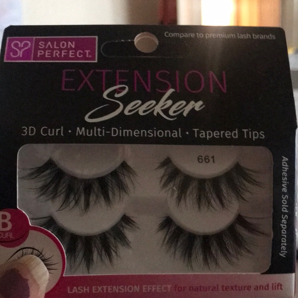 Lash extensions. 2 set in the salon perfect set w/ 3 set in the Eylure set
